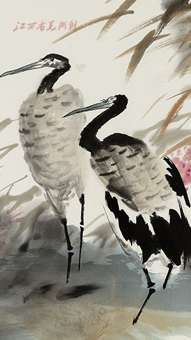 周良材<br>《鄱湖之晨》
